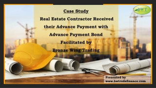 Advance Payment Bond – Advance Payment Guarantee – Advance Payments