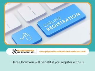 Here’s how you will benefit if you register with us