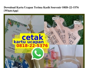 Download Kartu Ucapan Terima Kasih Souvenir Psd O818•22•5376[wa]