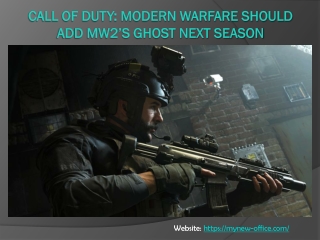 Call of Duty: Modern Warfare Should Add MW2’s Ghost Next Season