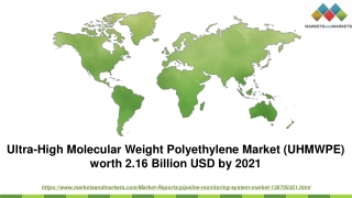 Ultra-High Molecular Weight Polyethylene Market (UHMWPE) worth 2.16 Billion USD by 2021