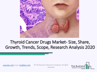Thyroid Cancer Drugs Market Expected To Grow At A CAGR Of 17.7% Through 2022