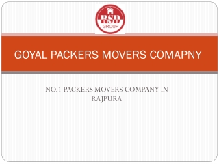 INDIA'S BEST PACKERS MOVERS COMPANY IN RAJPURA