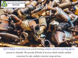 How to recycle a scrap catalytic converter - QLD