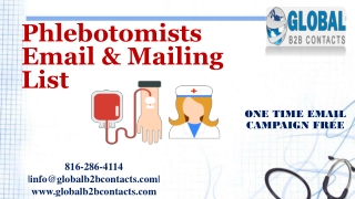 Phlebotomists Email & Mailing List