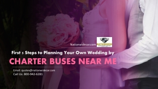 First 5 Steps to Planning Your Own Wedding by Charter Buses Near Me