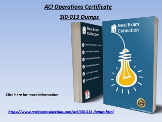 2020 Updated ACI 3I0-013 Exam Dumps - 3I0-013 Dumps