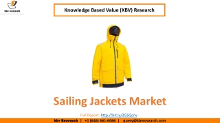 Sailing Jackets Market Size- KBV Research