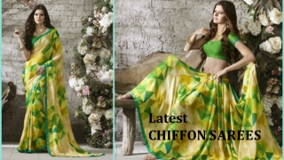 Latest Pure Chiffon Sarees at Mirraw