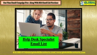 Help Desk Specialist Email List