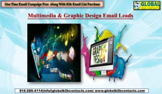 Multimedia & Graphic Design Email Leads