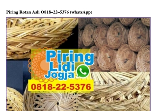 Piring Rotan Asli 0818225376[wa]