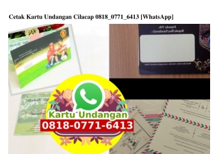 Cetak Kartu Undangan Cilacap 0818.0771.6413[wa]