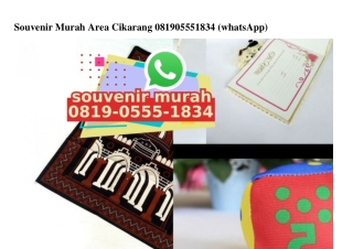 Souvenir Murah Area Cikarang 0819•0555•1834[wa]