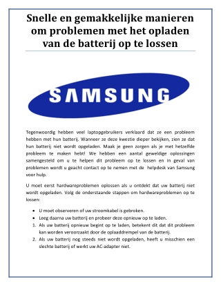 Snelle en gemakkelijke manieren om problemen met het opladen van de batterij op te lossen