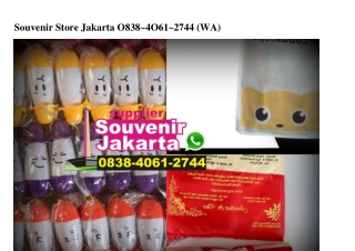 Souvenir Store Jakarta O838·4O61·2744[wa]