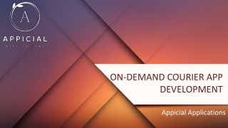 Courier App Development