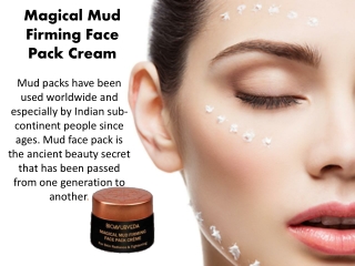 MAGICAL MUD FIRMING FACE PACK CREAM