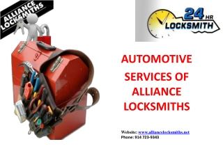 Automotive Services Of Alliance Locksmiths