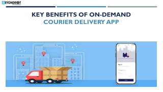 Key benefits of on-demand courier delivery app – Mobile app developers