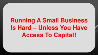 Mantis Funding - Running a Small Business is Hard – Unless you Have access to Capital