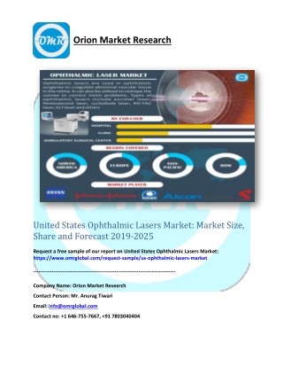 United States Ophthalmic Lasers Market: Market Size, Share and Forecast 2019-2025