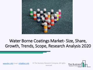 Water Borne Coatings Market Share, Growth, Trends And Key Players Analysis Report 2023