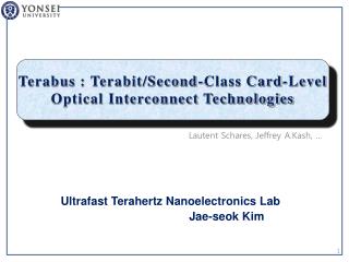 Ultrafast Terahertz N anoelectronics Lab Jae- seok Kim