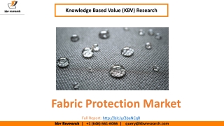 Fabric Protection Market Size- KBV Research