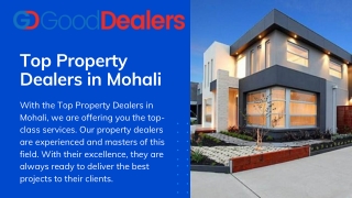 Top Property Dealers in Mohali - Good Dealers