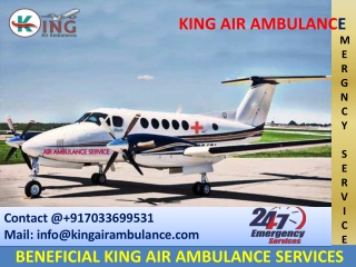 Pick Classy Air Ambulance Service in Patna and Guwahati by King Ambulance