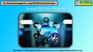 Kaseya ERP Users Email List