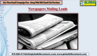Newspapers Mailing Leads