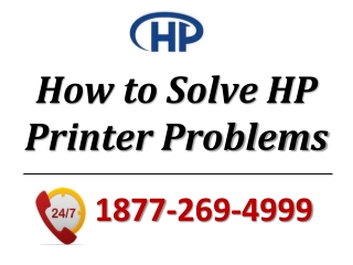 How to solve HP Printer Problems?