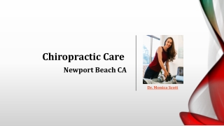 Chiropractic Care Newport Beach CA