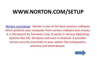 norton.com/setup