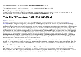 Toko Pita Di Purwokerto 0831–1308–5640[wa]