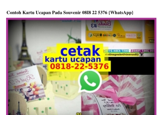 Contoh Kartu Ucapan Pada Souvenir Ö818•22•5376[wa]