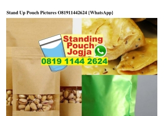 Stand Up Pouch Pictures 0819•1144•2624[wa]