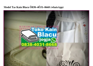 Model Tas Kain Blacu 083840318668[wa]