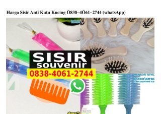 Harga Sisir Anti Kutu Kucing O8384O612744[wa]