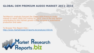 Global OEM Premium Audio Market 2011-2015