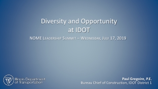 NOME Leadership Summit – Wednesday, July 17, 2019