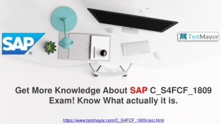 Secrets of SAP C_S4FCF_1809 Exam Dumps That Make Everyone Love It