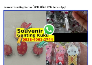 Souvenir Gunting Kertas 0838 4061 2744[wa]