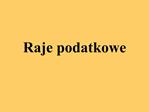 Raje podatkowe