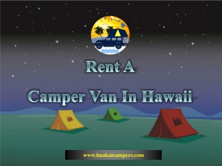 Rent A Camper Van In Hawaii