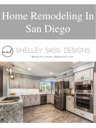 Home Remodeling In San Diego