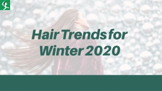 Hair Trends for Winter 2020