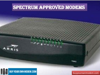 Spectrum Approved Modems